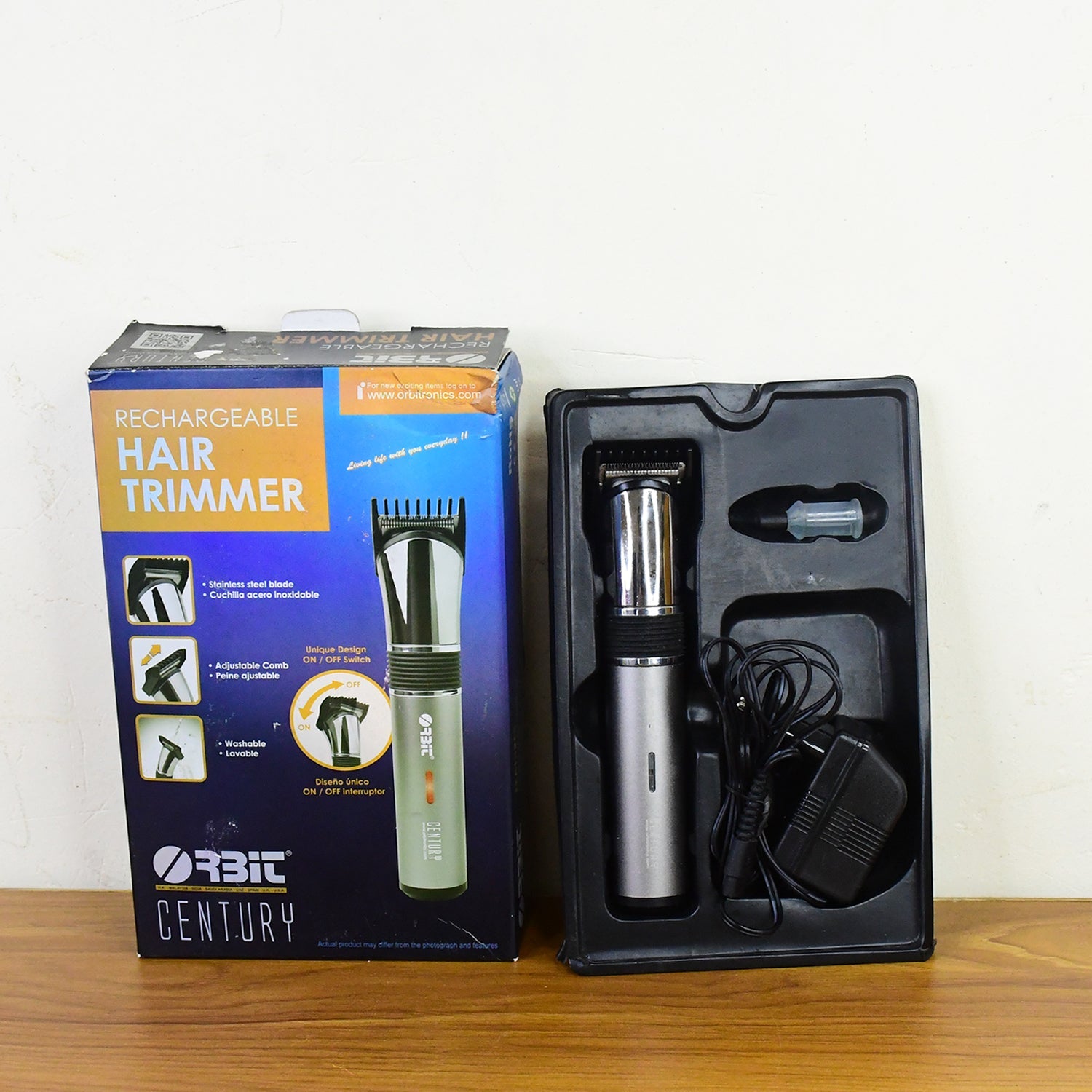 Orbit Rechargeable Hair Trimmer for Men (1 Pc) Orbit Rechargeable Hair Trimmer for Men (1 Pc)